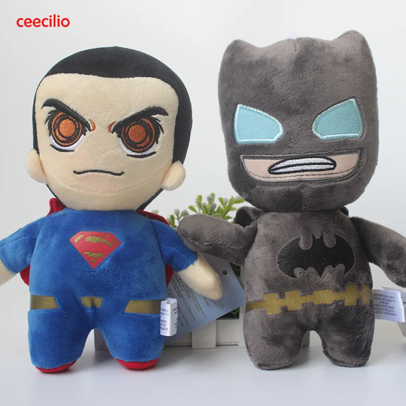 

20cm plush toy Batman V Superman Plush Dolls Superhero Stuffed Toys for kids CEECILIO