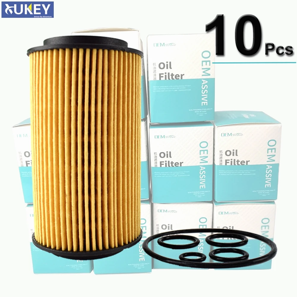 

10Pcs Oil Filters 6111800009 For Mercedes-Benz W202 W204 S202 S204 W210 S210 S211 W463 W639 Sprinter 3-t Box / Bus (903, 906)