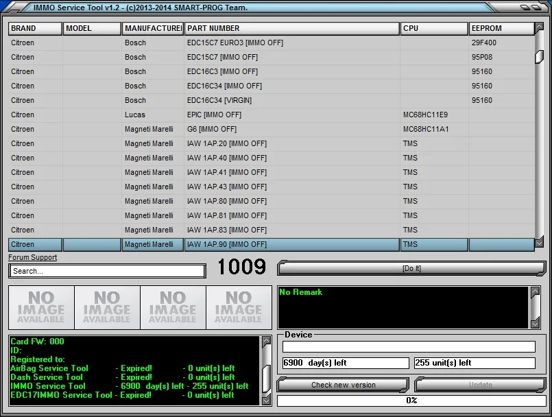 

IMMO SERVICE TOOL PIN Code and Immo off V1.2 Full and cracked