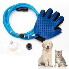 Shower-Tool Bathing-Glove Dog-Sprayer Pets Washing-Hair Hose for Hot Long Handheld 360