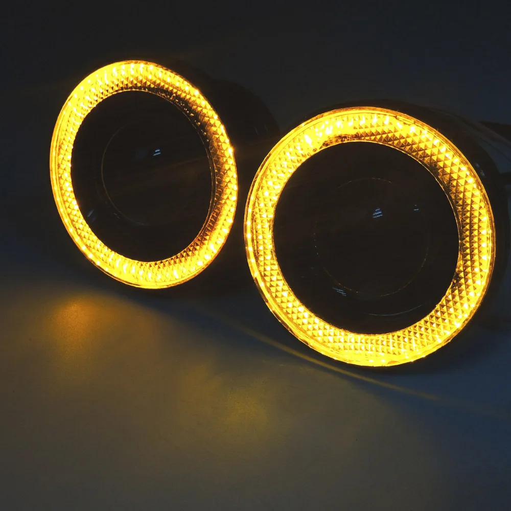 2X 3 &quotдюймов 5&quot дюймовый 3200Lm RGB светодиодный COB проектор туман светильник
