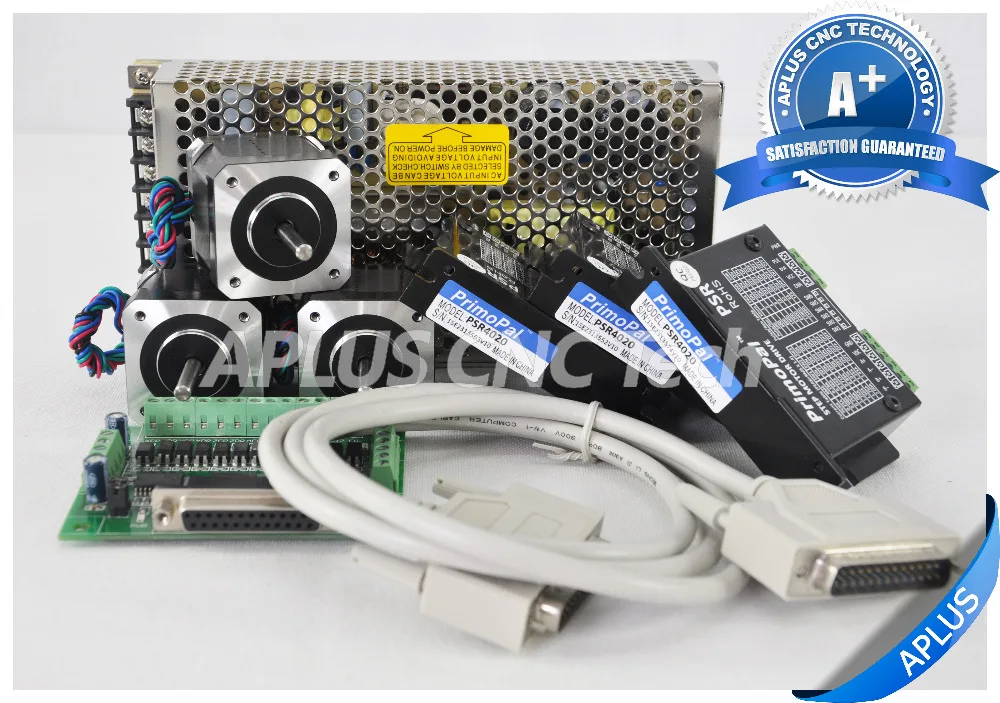 3-осевой шаговый двигатель NEMA 17 0 9 градусов 51oz-in и драйвер PSR4020 Комплект источника
