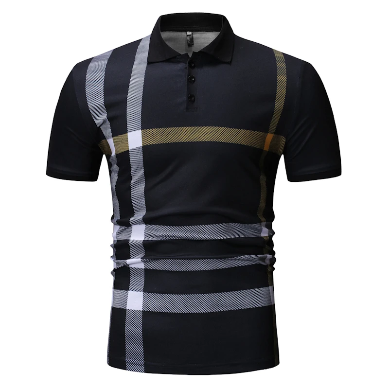 

MOGU Fashion Mens Polo Shirt Casual Short Sleeve Male Cotton Polo Shirts Printed Slim Camisa Polos New Summer Male Tops Clothes