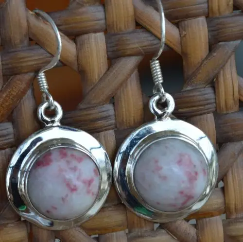 

Hand make Genuine Cinnabar Pendant 100% 925 Sterling Silver Jewelry, 35mm ,6.7G, AE0251