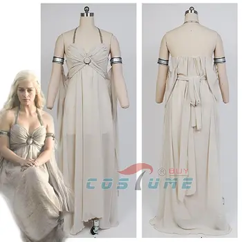 

A Song of Ice and Fire Game of Thrones Daenerys Targaryen Dress Halloween Cosplay Daenerys Targaryen Costume