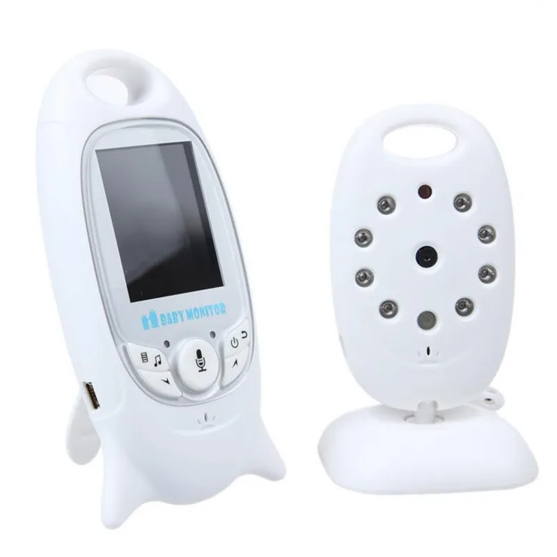 

Wireless Video 2.0 inch Color Baby Monitor Security Camera 2 Way Talk NightVision IR LED Temperature Monitoring with 8 Lullaby
