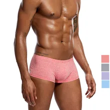 Брендовые трусы, сексуальные мужские боксеры, однотонное нижнее белье для мужчин, Модальные боксеры, мужское нижнее белье, боксеры, шорты, одноцветные мужские трусы