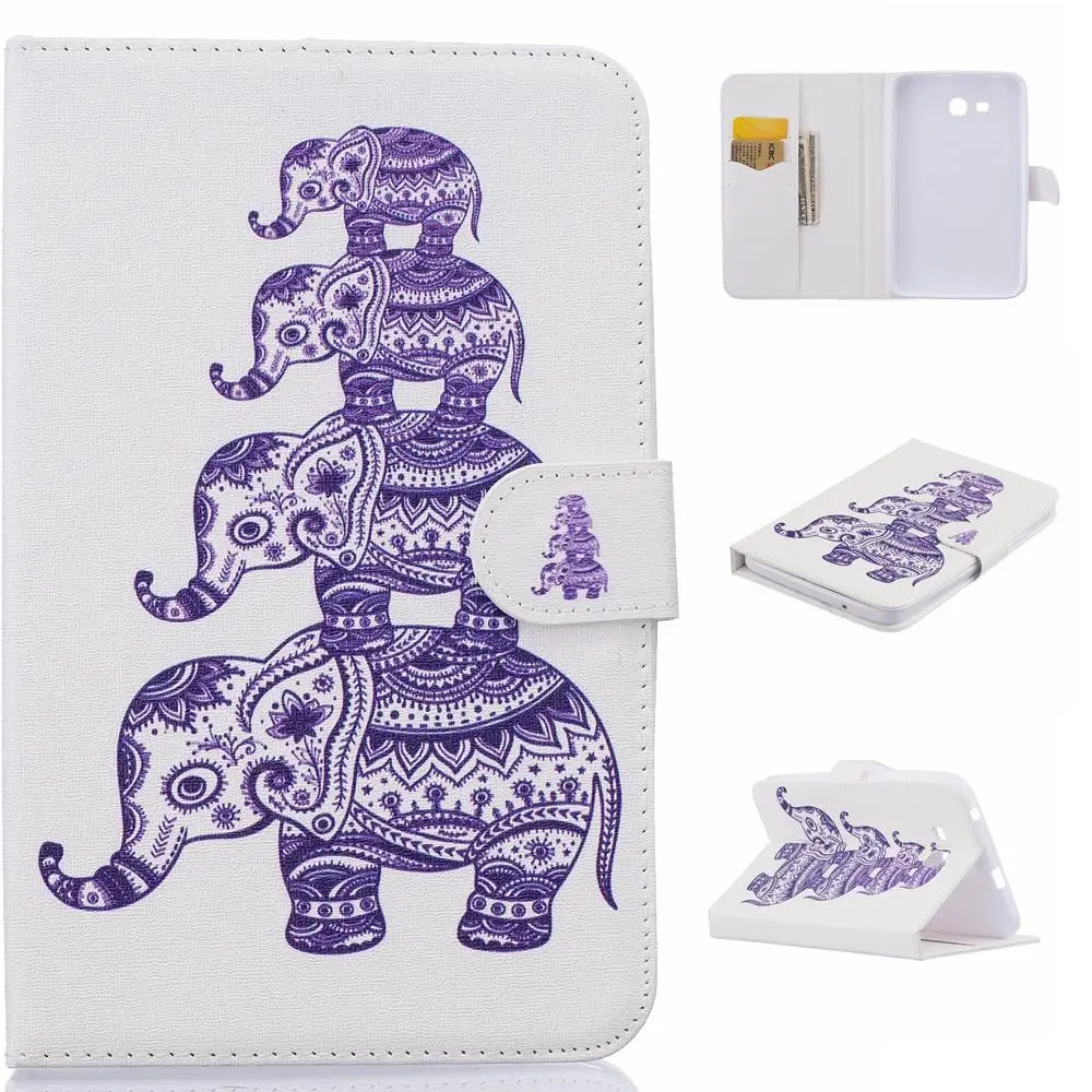 

For Case Samsung Galaxy Tab E T560 elephone Smart Stand Tablet PU Leather Case Cover For Galaxy Tab 4 T230 T530 Tab 4 T350 T550