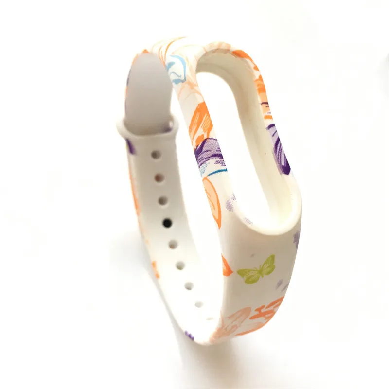 

For Xiaomi Mi Band 2 Bracelet Strap Miband 2 Colorful Strap Wristband Replacement Smart Band Accessories Silicone band F2