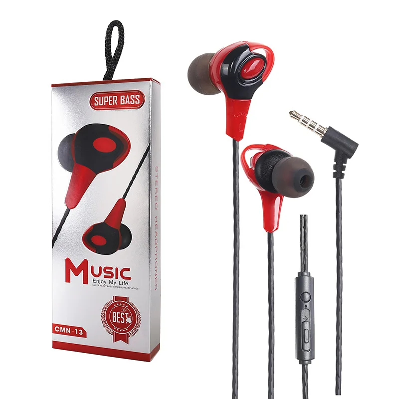

2018 new Sport with Mic 3.5mm In-Ear Wired Earphone Earbuds Stereo Universal for Xiaomi iPhone PC