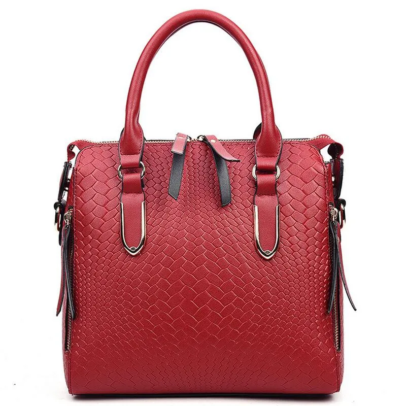 

Women Leather Handbags Alligator Shoulder Bags High Quality Hand Bag Bolsas Feminina Womens Bag Sac A Main LJ-0724