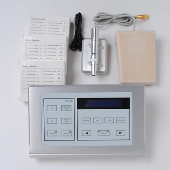 

Learner use NEW Eyebrow kit permanent makeup machine tattoo eyebrow tattoo microblading pen kits with 30pcs needle