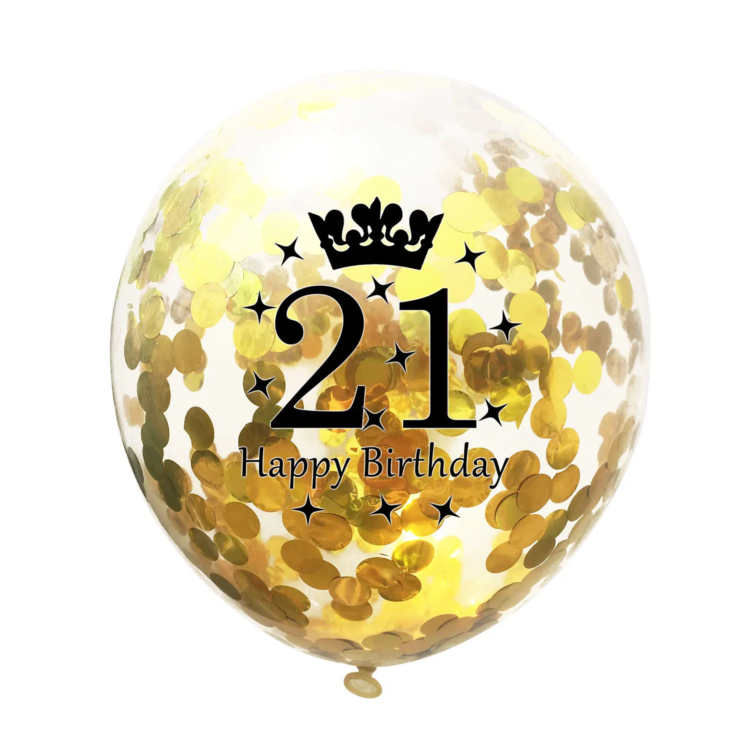 10pcs/lot Happy Birthday Balloon Birthday Number Balloons 30 40 50 60 Latex Balloons Wedding Anniversary Decor Birthday Supplies - Цвет: Gold-21