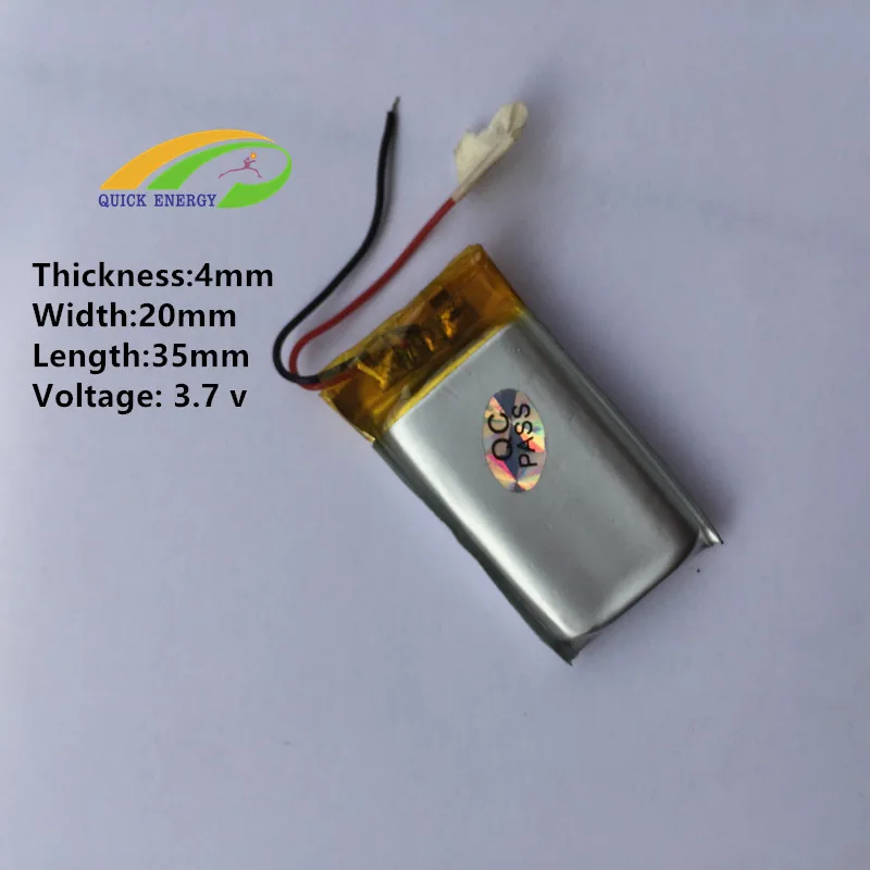 Universal MP3 Accessories MP3 MP4 battery 3.7V 042035 polymer battery panels genuine batteries