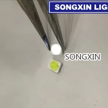 100 шт. светодиодный светильник UNI 3528 2835 1210 с бусинами высокой мощности 1 Вт 6 в холодный белый Светодиодный светильник для ЖК-телевизора с подсветкой