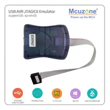 Бесплатная доставка! USB AVR JTAG эмулятор льда ATMEGA16 мини плата PCB (1 шт.