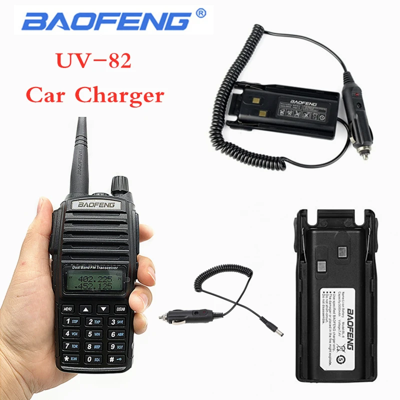 

Original Baofeng 2800mAh Standard Lithium Battery Li-ion 7.4V Car Charger UV-82 BL-8 Two way Radio UV-82 BL8 WalkieTalkie
