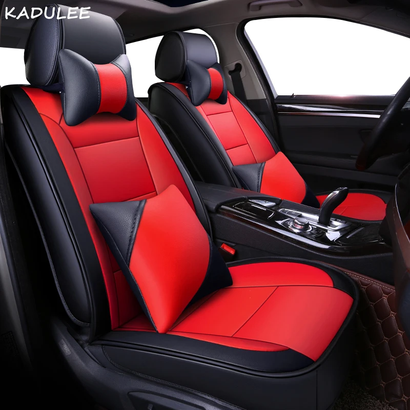 KADULEE pu leather car seat cover For subaru forester impreza xv