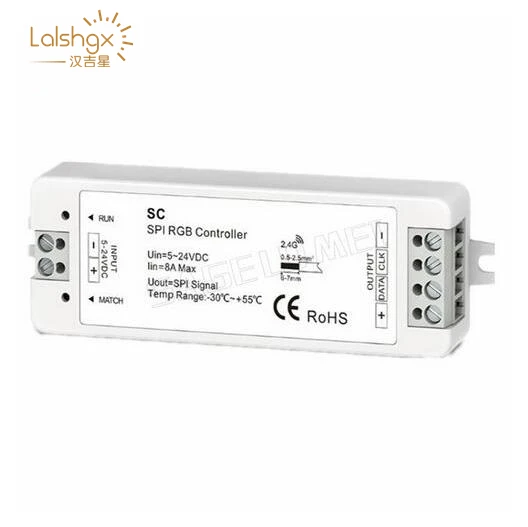 Sc R9 Rf Spi Led Pixel Controller Dc5v 12v 24v Input Supports Ws2811 Ws2812b Tm1809 Lpd6803 Ws2801 Ucs1903 Tls3001 P9813 Ic Rgb Controlers Aliexpress