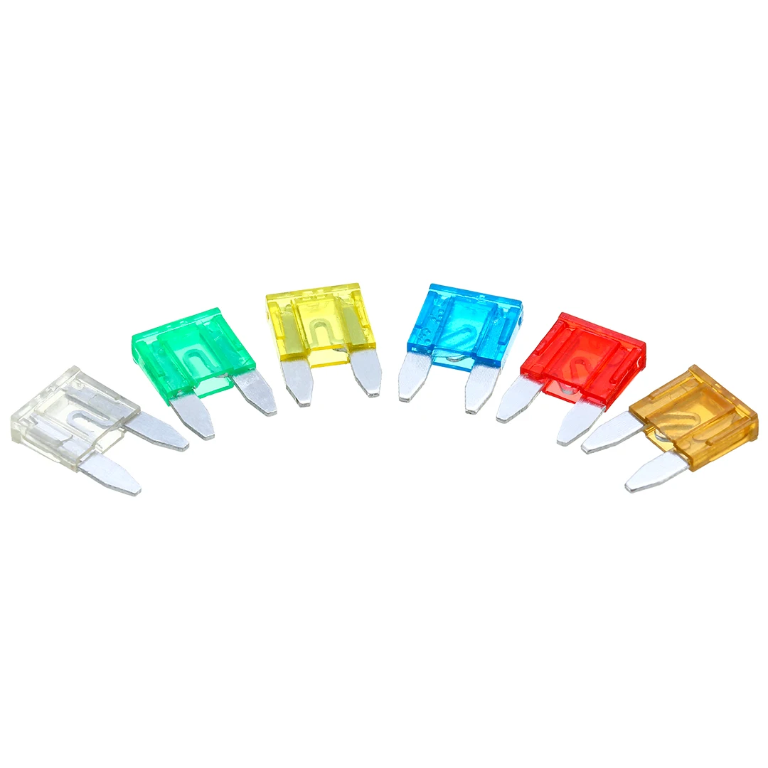 

36pcs Standard Automotive Mini Blade Fuses Kit 7.5A 10A 15A 20A 25A 30A Auto Miniature Blade Fuses Car Fuse Set
