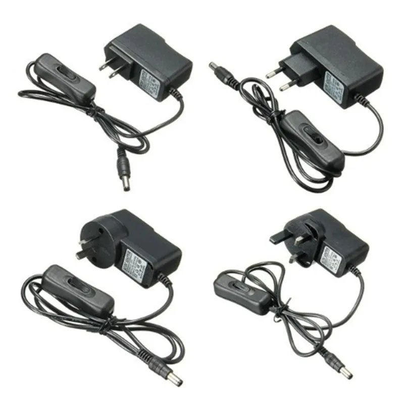 

AC 100-240V To DC 12V 1A Power Supply Adapter Switch For Light LED Strip