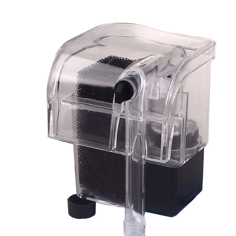 

Large wall-mounted fish tank filter waterfall filter wall-mounted small mini aquarium plug-in external mute