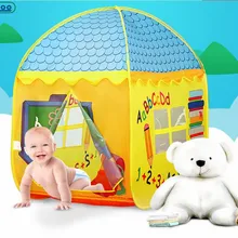 Новое поступление akitoo принцесса перевозки детей школы палатка крытый Супер игры игрушечный домик ребенок большой дом океан пул подарок