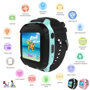 

HIPERDEAL Kids Safe Smart Watch Phone GPS Tracker Anti-lost SOS Clock Fashion Luxury Wrist Smart Watch May30