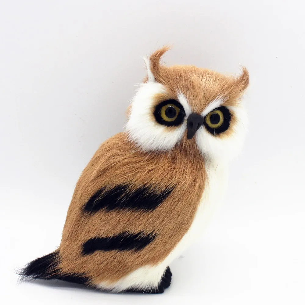 Simulation Owl Animal Children Toys Home Decoration Props Gift