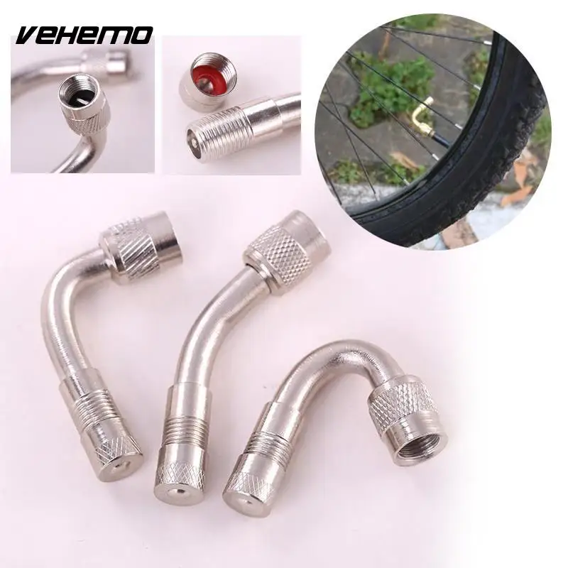 

1PC 90/45/135 Degree Angle Car Motorcycle Bike Tyre Valve Tube Extension Adapter For Fiat Audi Ford VW Honda Jeep Car Styling