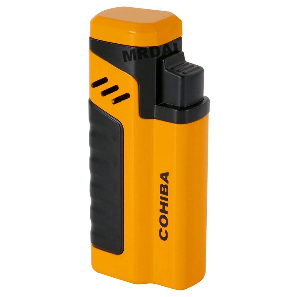 COHIBA Windproof Lighter Gas Lighter Cigarette Lighter Torch Four Jet