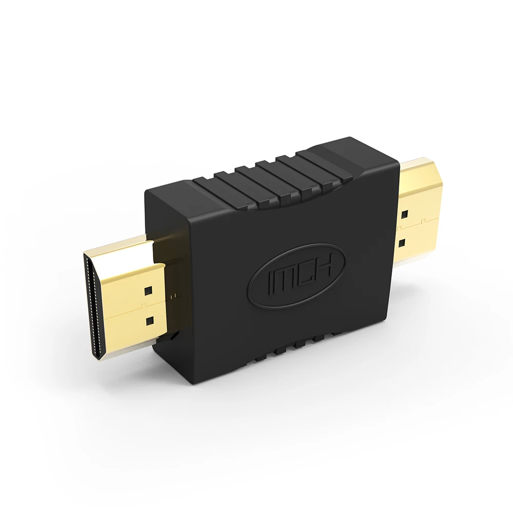 Высокое качество HDMI к HDMI мужчин и мужчин позолоченный соединитель удлинители соединителей адаптер конвертер для ноутбук с HDTV проектор