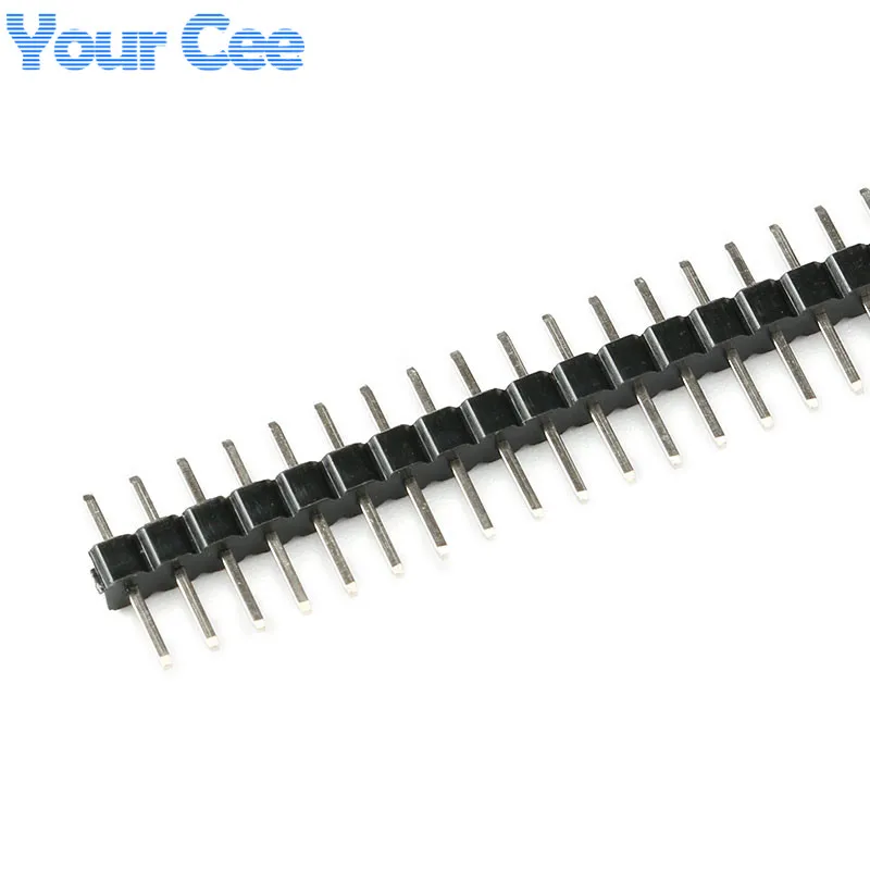 

10 pcs 2.00mm 1*40 Pin Copper Needles Single Row Pin Header Strip 40P 2mm