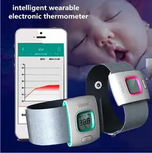 2016 Baby Digital Thermometer iFever oxter temperature test Intelligent Wearable termometro infantil Bluetooth Smart Monitor