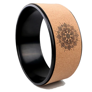 

Wood Yoga Wheel Pilates with Buddha Lotus Professional Tpe Yoga Circles Gym Workout Back Training Tool for Bodybuilding Fitnes