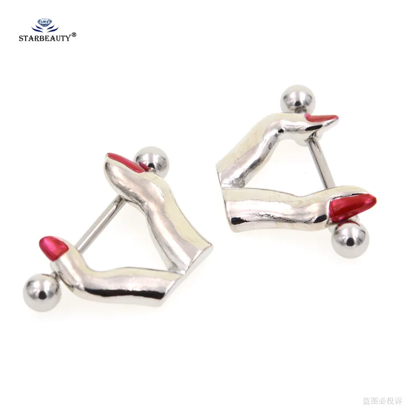 Starbeauty 2 шт./лот красное кольцо для сосков пирсинг из нержавеющей стали кольца