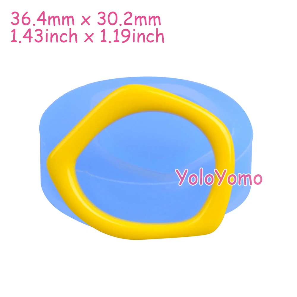 B239YL Pendant Silicone Mold for Jewelry Making Cabochon Pendant Charm Resin Key Ring Candy Chocolate Cake Decorating Tools