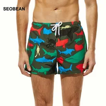 Seobean мужские шорты для плавательные пляжные шорты мужские шорты De Bain Homme купальные шорты бордшорты 81304-1