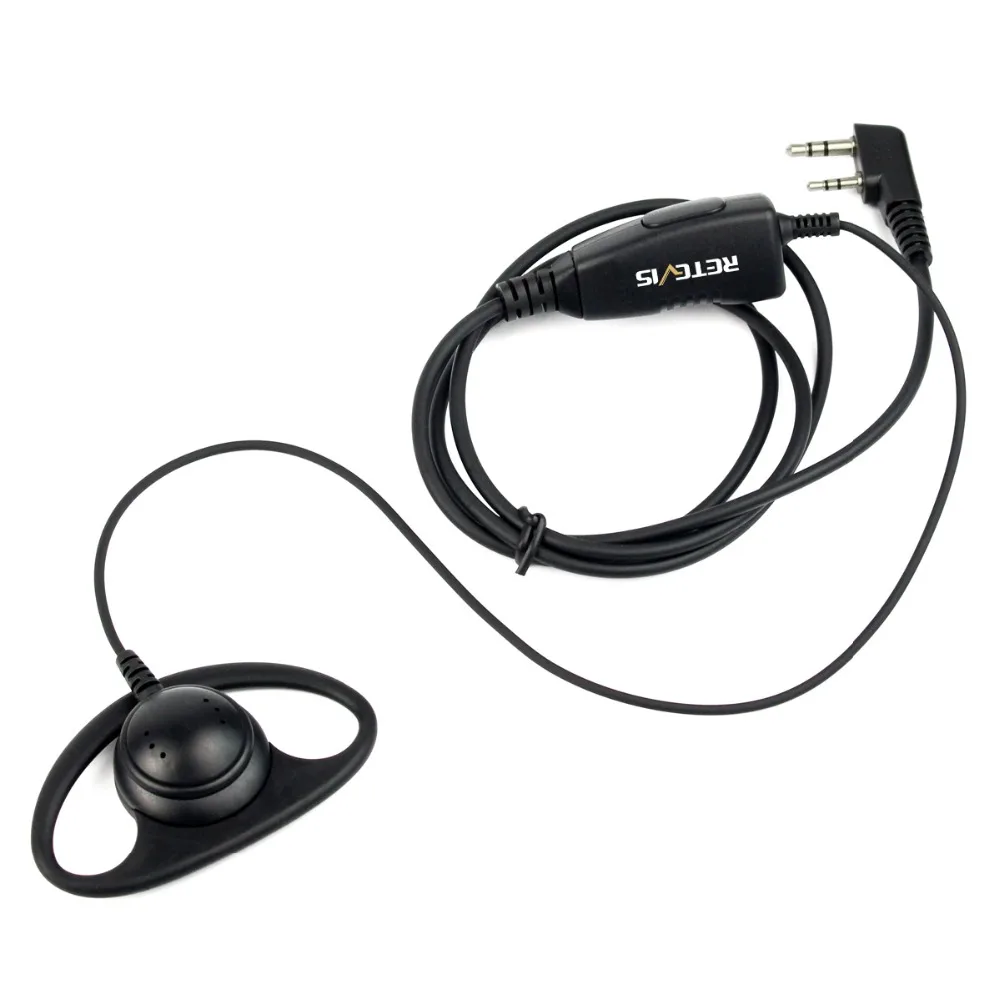 Retevis K-316 D форма 2Pin ушной крючок гарнитура микрофон для Kenwood Retevis H777 Baofeng UV-5R рация C9031