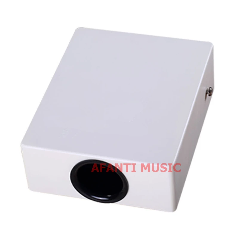 Afanti Music Birch Wood / White Cajon Drum (KHG-188)