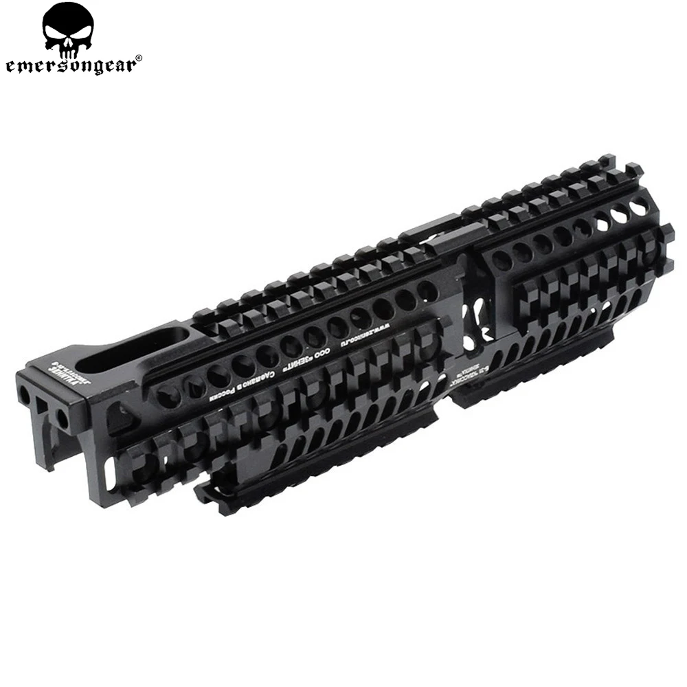 EMERSON AK 47 Тактический Quad Rail Picatinny Handguard система ЧПУ алюминий полная длина тактический для AK AEG/GBB винтовки B30 B31