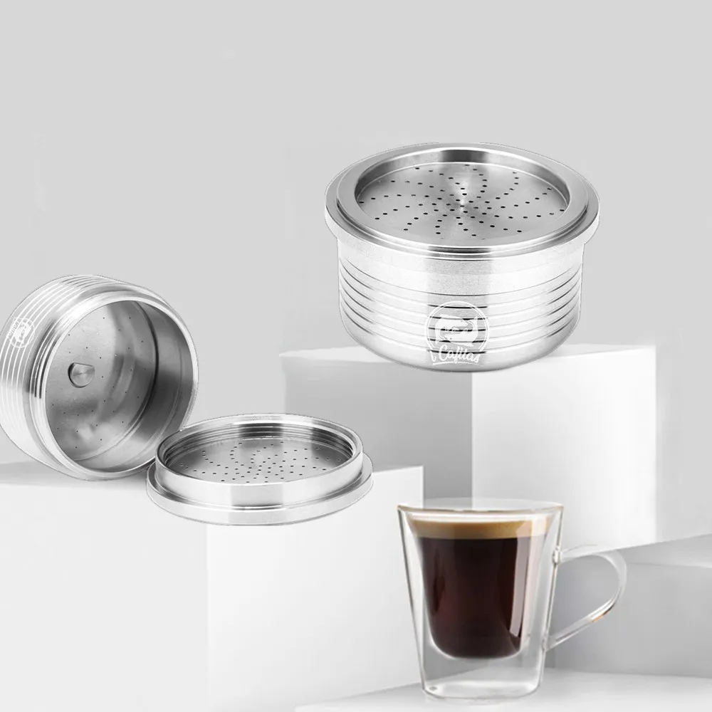 

Crema Coffee Filters Lavazza EP950 Stainless Steel Reusable Refillable Coffee Tea Capsule Pod For Lavazza Espresso Point Machine