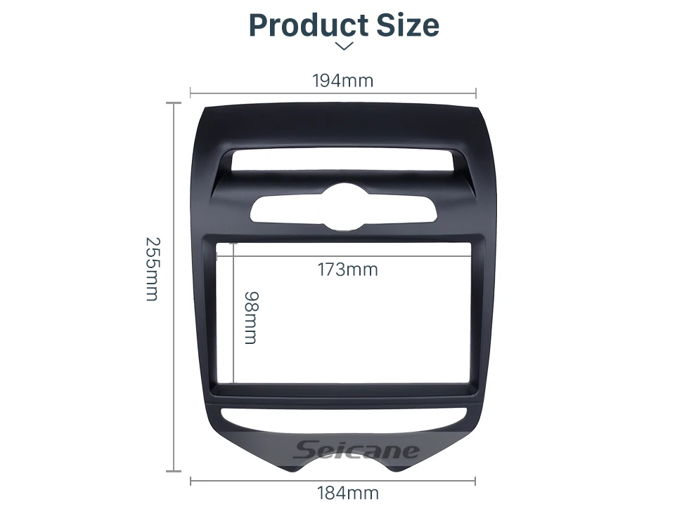 Seicane черный 2Din автомобиля радио фасции рамка DVD панель приборной панели для 2012 hyundai IX20 с ручным AC