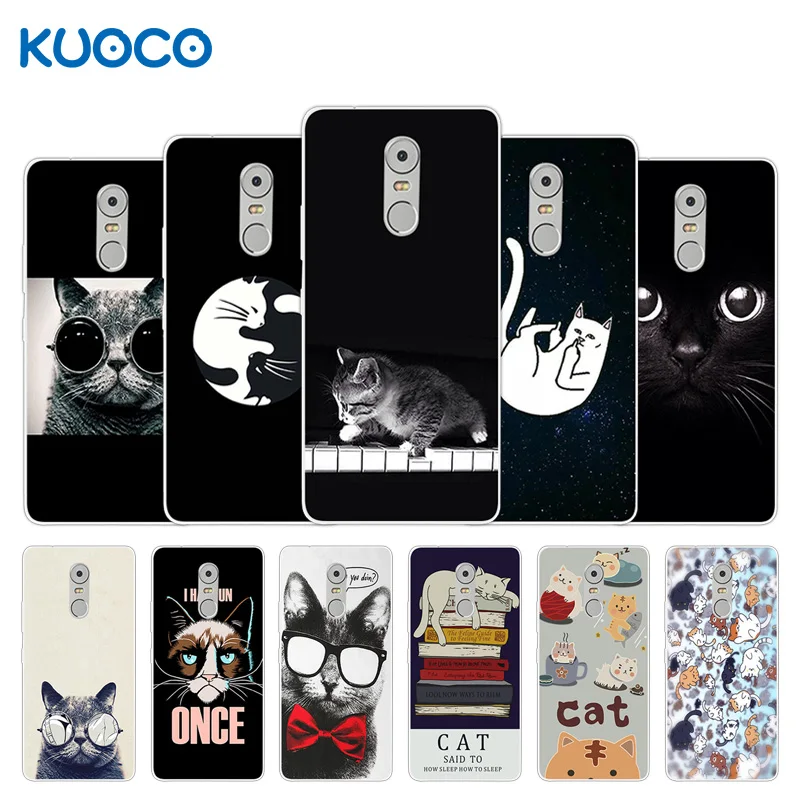 

For Lenovo K6 Note 5.5 Inch K53 A48 K6Note K53A48 Case Soft TPU Silicone Phone Cover Dif Cat Design for Lenovo K 6 Note Gel