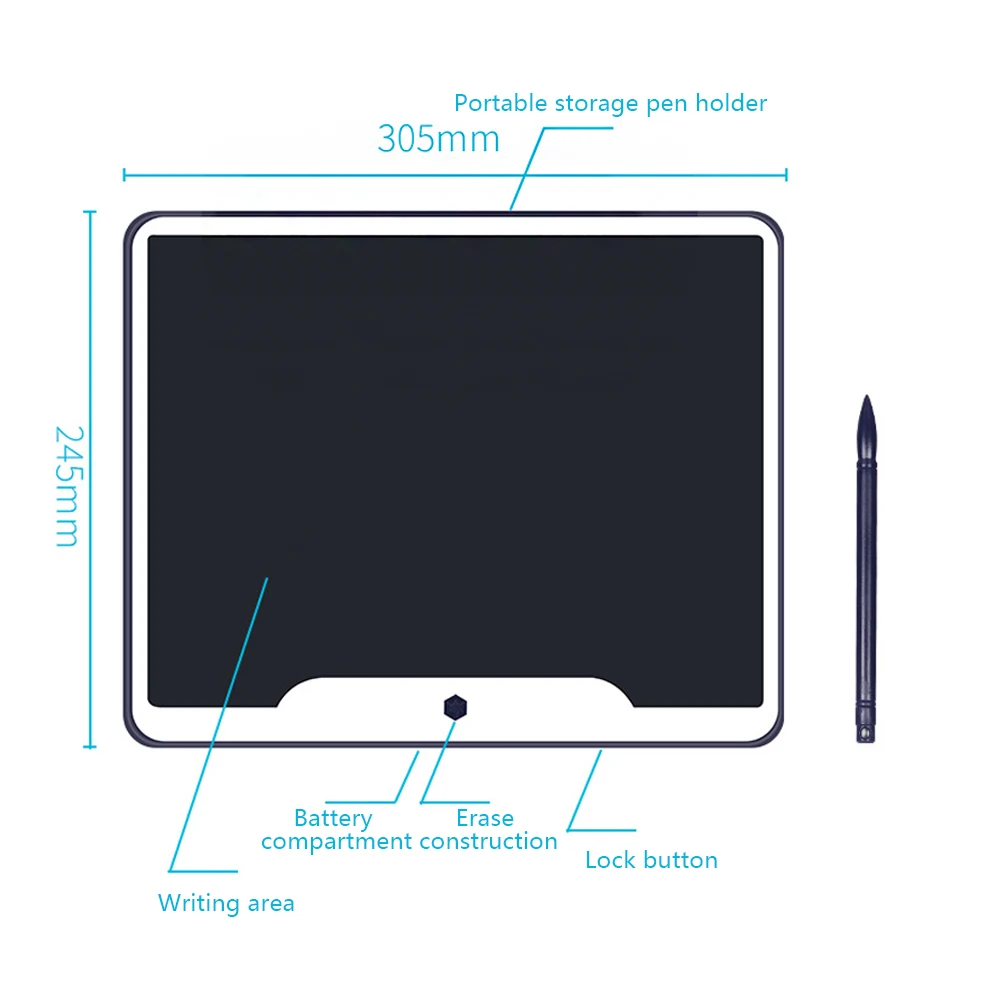 15 Inch Digital Tablets 8192 Levels Digital Drawing Tablet Drawing Pen Tablet Compatible Android Device Tablet With Gift