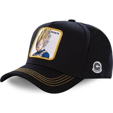 Бренд Веджета супер сайян Dragon Ball Snapback кепка хлопок Бейсболка для мужчин женщин Хип Хоп шляпа папы костяная Прямая поставка