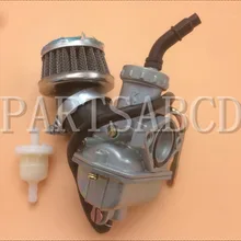 Pz20 20 мм Карбюраторы для мотоциклов с воздушным фильтром 110 125cc китайский квадроциклах Байк мотоцикл Запчасти