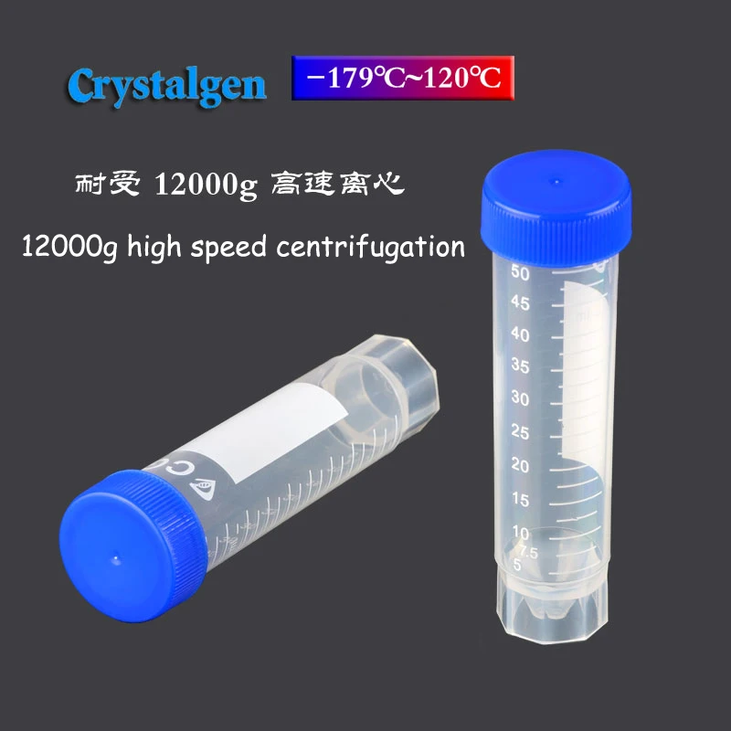 

25pcs/lot 50ml Self-standing Plastic Centrifugal Tube Printed Sterile, Non-enzymatic Writing Flat-bottomed Test Tube