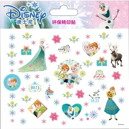 Disney frozen minnie sofia Детские Водонепроницаемые тату часы стикер с днем рождения Дети