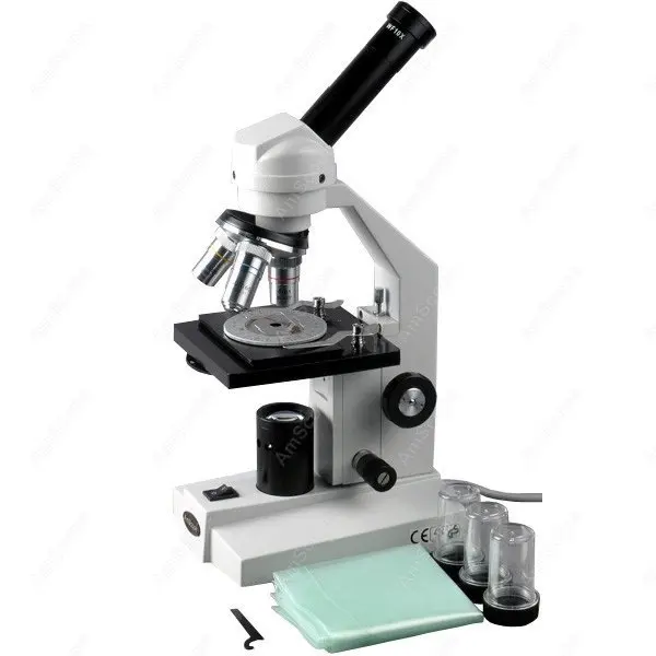 Поляризационный и яркий полевой микроскоп AmScope 40x 400x|polar converter|microscope monitorpolar tank |